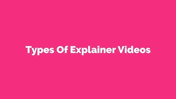 Types of Explainer Videos - What is the best explainer video style for your business