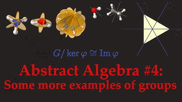 Abstract Algebra 4: some more examples of groups
