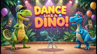 🦖Dance Like a Dino! | Fun Dinosaur Dance Song for Kids | MELODIA