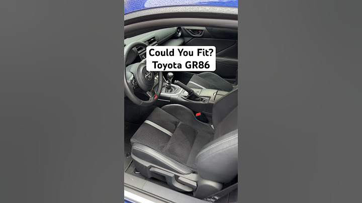 Could You Fit? Toyota GR86