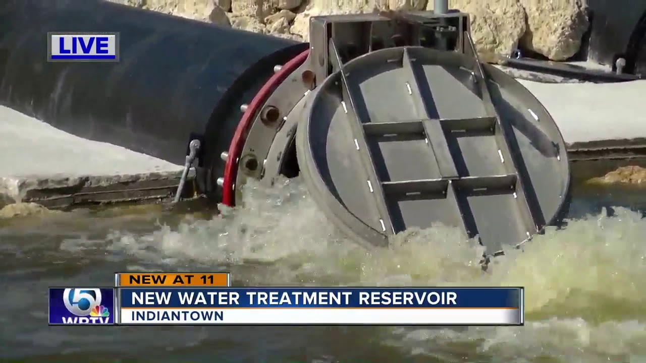 New water treatment reservoir opens in Indiantown YouTube