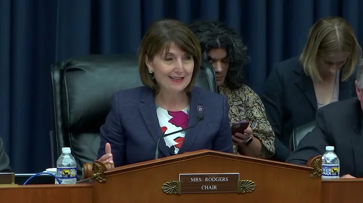 Chair Rodgers Opening Statement at Full Committee Markup of 19 Bills