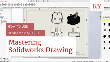 SOLIDWORKS - Projected View | EP - 13 |