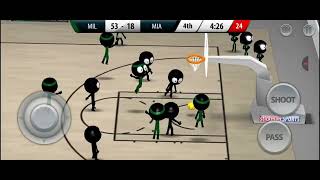 Stickman Basketball 2017: Milwaukee vs Miami