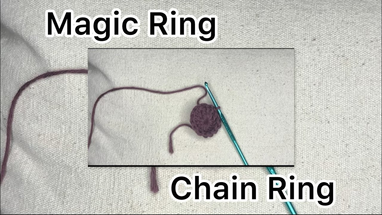 Magic Ring Using Chain Make Magic ring circle | Chain ring circle | easy method ...