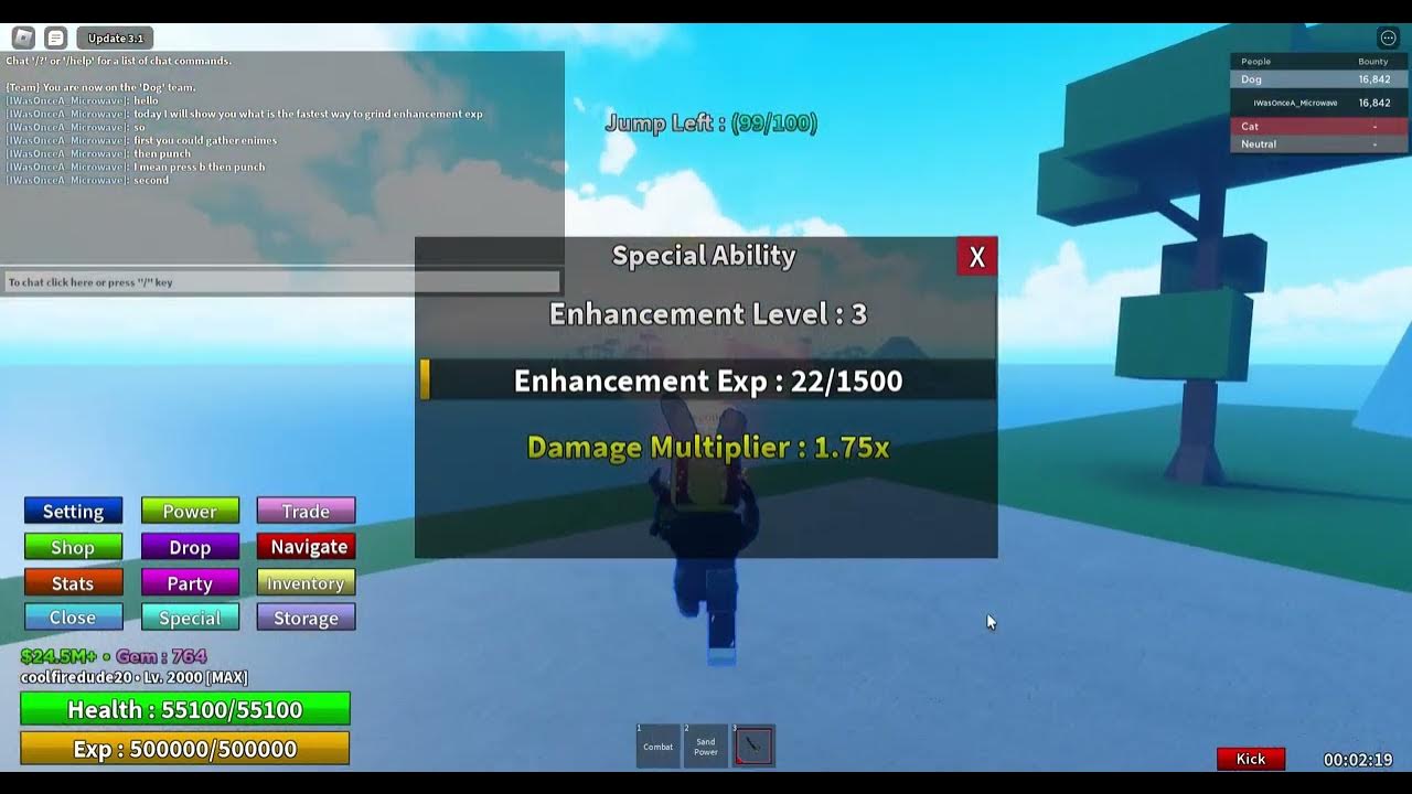 How to grind enhancement exp fast in meme sea YouTube