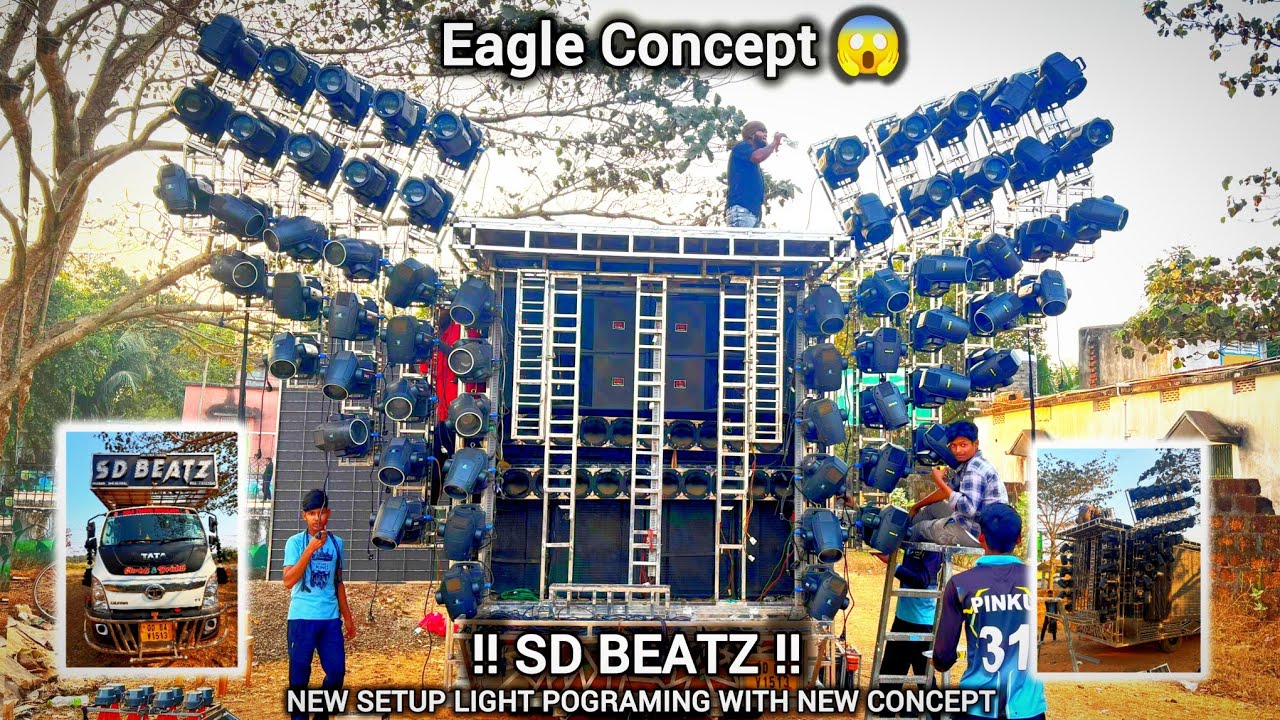 NEW SETUP LIGHT POGRAMING ‼️SD BEATZ ‼️ ଭୁବନ, ଢେଙ୍କାନାଳ ର ନୁଆ EAGLE 🦅 CONCEPT 😱 ....