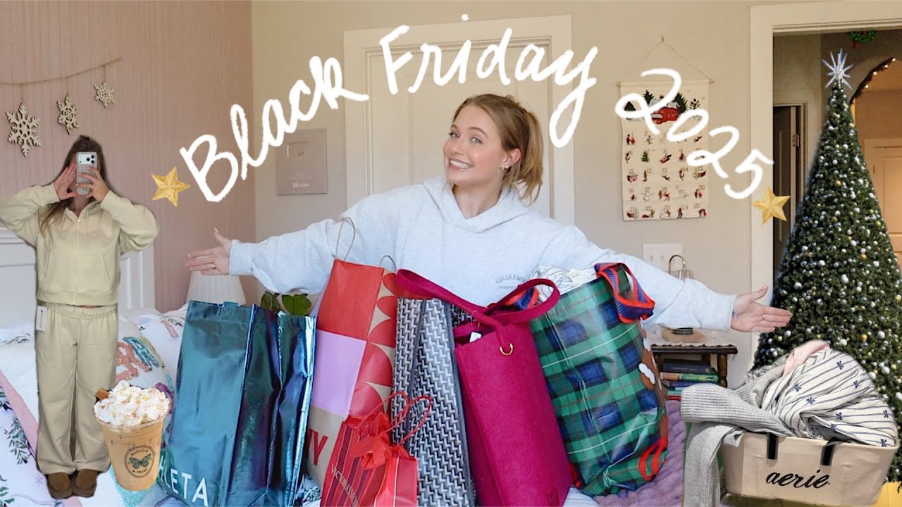 black friday haul & vlog 2025 🌟 (bringing back OG youtube vibes)