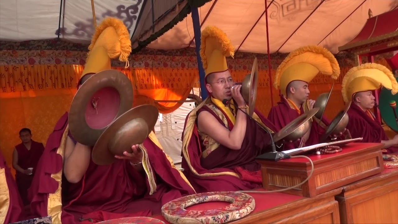 Black Head Drum Dance Mahakala puja at Benchen Monastery 2018