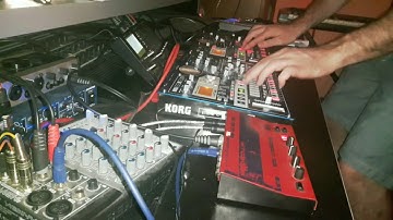 Dueling Electribes (plus some other hardware and a couple of hands)