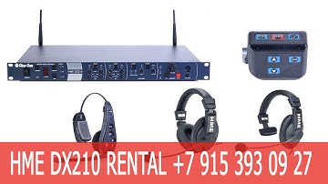 Clear-Com HME DX210 Wireless Intercom System Rental - Moscow, Russia and CIS +7 915 393 09 27