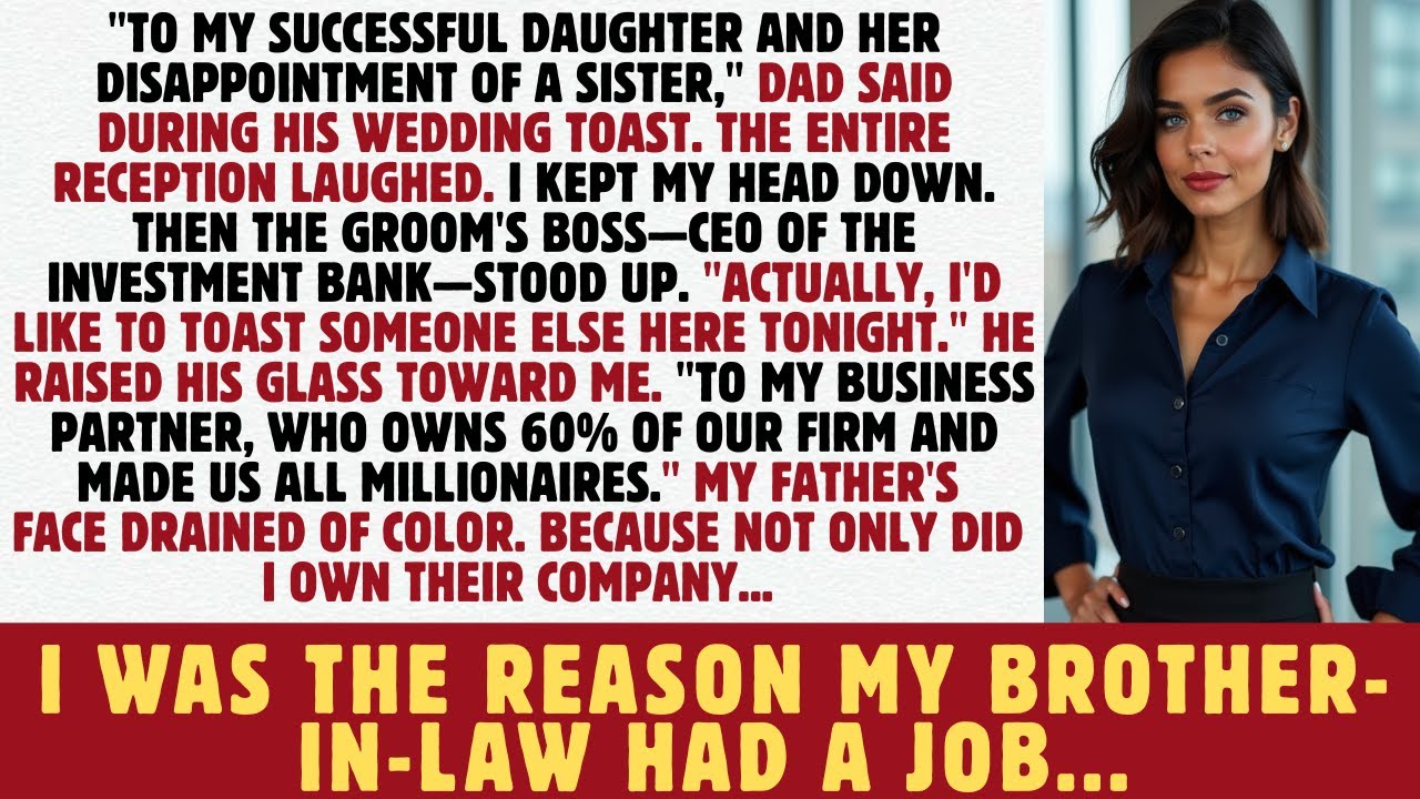 Свадебный тост сестры — папа назвал меня «позором для всей семьи» — затем встал начальник жениха.