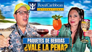 Los NUEVOS PAQUETES de BEBIDAS de ROYAL CARIBBEAN en el 2024 (ICON OF THE SEAS) | Zorito y Doug