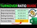 How to Calculate Inventory Turnover Ratio in Excel | FAST!