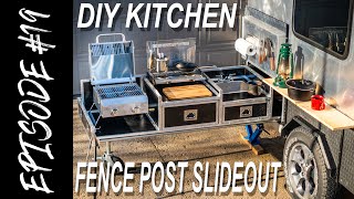 How to Build a Travel Trailer  DIY Slide Out Kitchen Design for RV, Overlanding, or Pickup Trucks