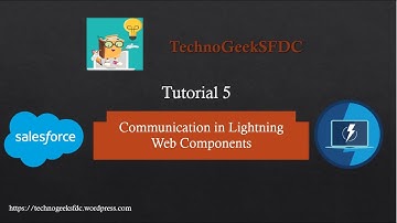 Communication in lightning web components