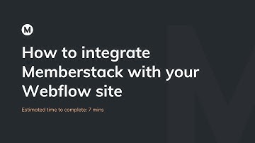 How to integrate Memberstack with your Webflow site