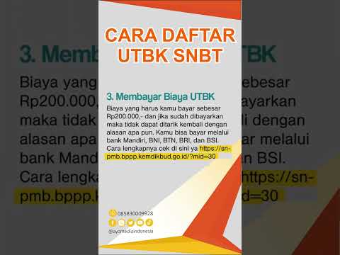 Cara Daftar UTBK SNBT