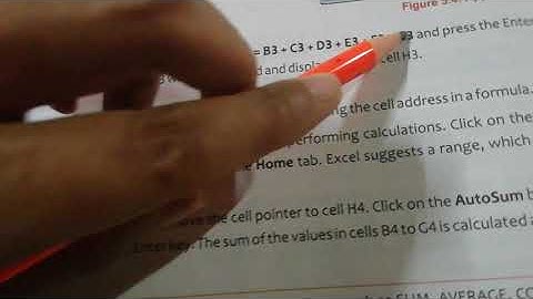 Class 7th computer chapter 5 (Spreadsheet - An introduction) PART 3 (21/07/2020)