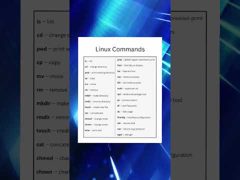 Commans for linux