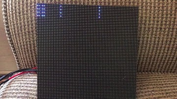 P3 64x64 pixeltime test