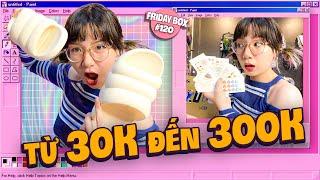 Unbox Phụ Kiện Shopping Onl Giá Siêu Rẻ (Hình Xăm Dán, Dép Ulzzang, Mắt Kính..) | FRIDAY BOX screenshot 5