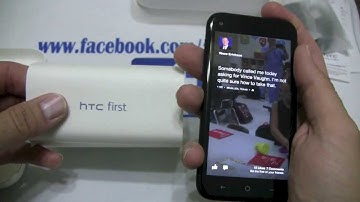HTC First: Unboxing