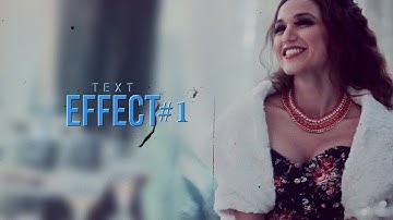 Sony Vegas || Text Effect #1