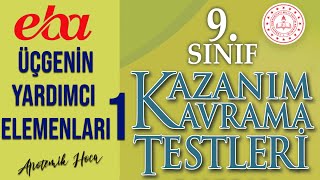 9Sinif Eba Kazanim Kavrama Testi̇ Üçgenin Yardımcı Elemanları-1