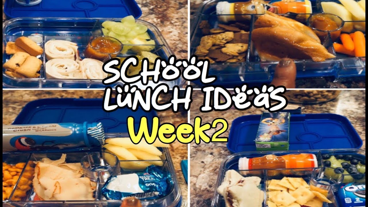 2019 LUNCH IDEAS |PICKY EATERS |KIDS WASTING FOOD|WEEK 2 - YouTube