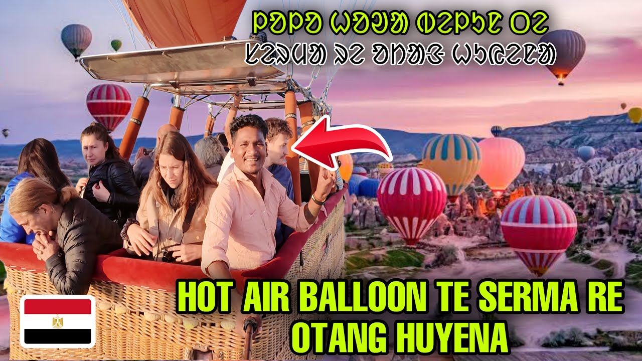 HOT AIR BELUN TE SERMA RE OTANG HUYENA #labahansda