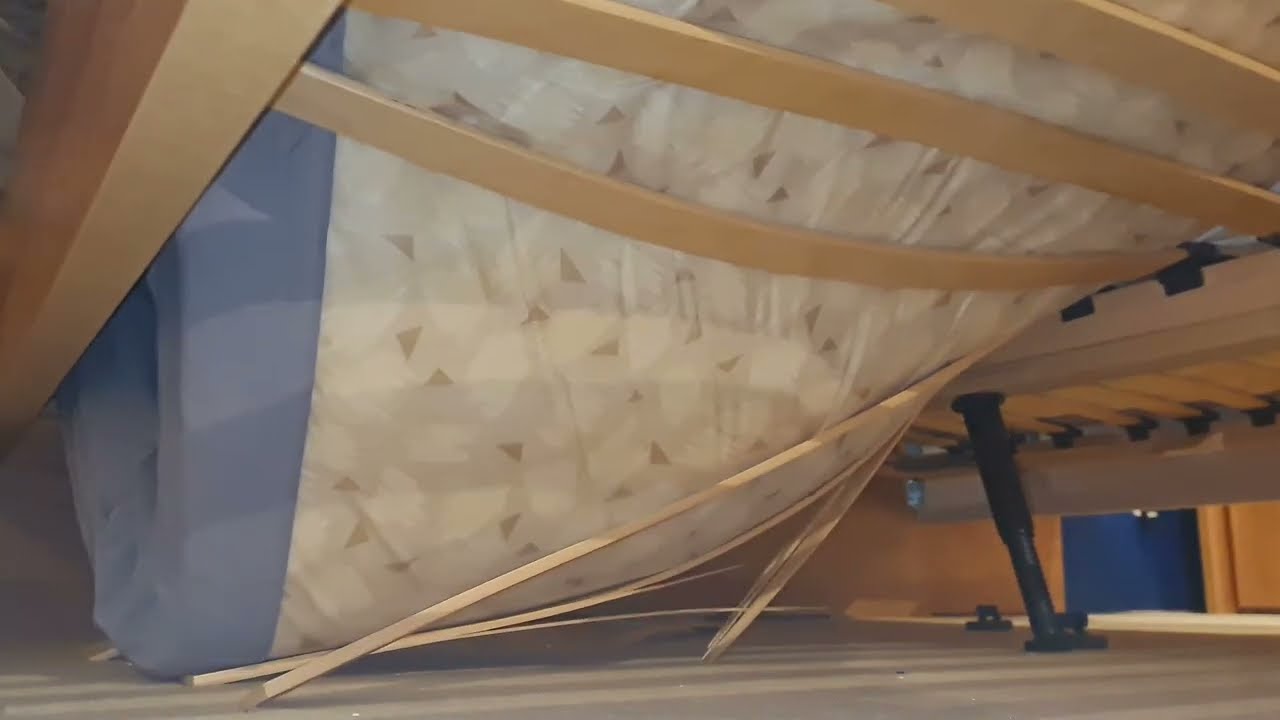 bed shopping tour in german furniture store/bed testing, messing up, jumping and breaking 🙈