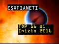 Esopianeti - Top 16 Scoperte di Inizio 2016