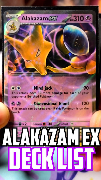 Alakazam ex Deck Profile! #pokemontcg