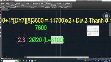Xem sơ đồ cắt thép, sơ đồ phối hợp thép (Shopdrawing) trong Autocad| DBim