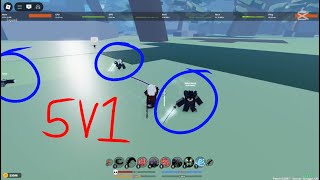 1v5 Against TOXIC Teamers | Roblox Demonfall