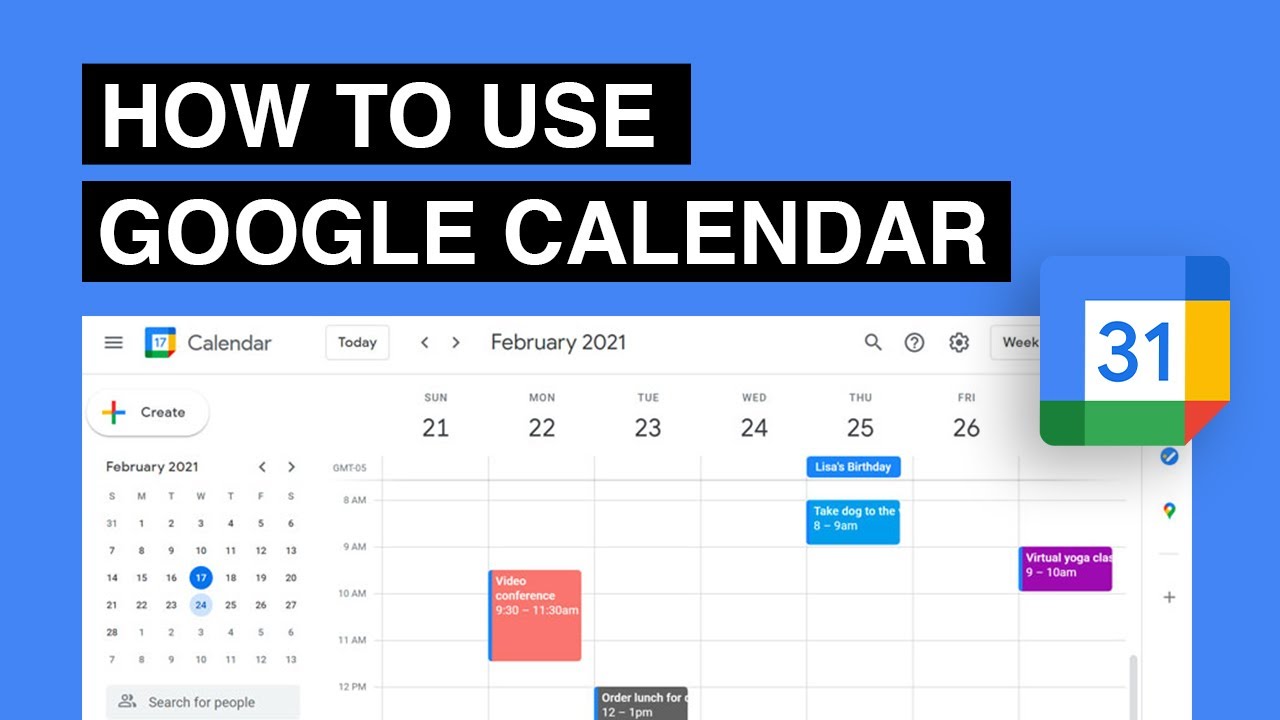 How to use Google Calendar Step by step tutorial for Beginners YouTube
