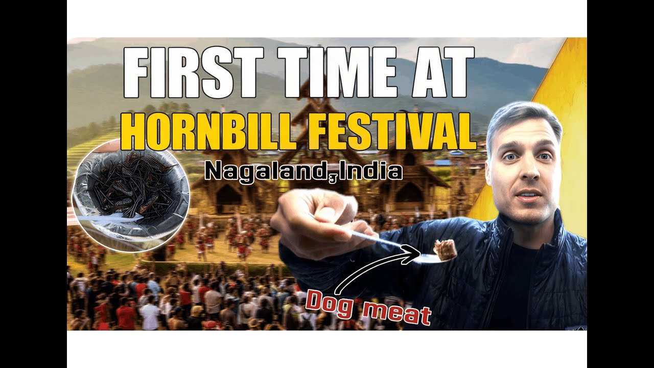 Eating EVERY exotic food I find at India's Hornbill Festival 🇮🇳