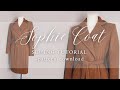 How to sew a coat  sophie coat sewing tutorial  pattern