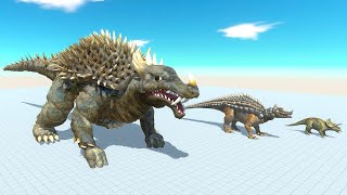 ARBS Anguirus Evolution | Anguirus vs Dinosaurs - Animal Revolt Battle Simulator