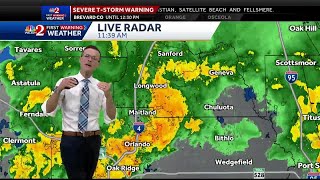 First Warning Weather Day: Strong, severe storms forecast for Central Florida Saturday screenshot 4