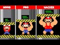 Super mario muscle noob vs pro vs hacker  game animation