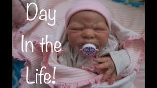 Day In The Life Of Reborn Baby Clarity! Shopping, Feeding, Changing And More! (Reborn Baby Roleplay)