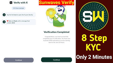 Sunwave KYC 8 new #ice reply post verification step by step  | Sunwave KYC #kyc  #sunwaveskyc