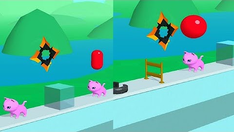 Dont Slice The Cats! very Satisfying and Relaxing ASMR Slicing game