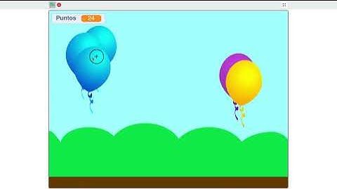 Juego explota globos con Scratch
