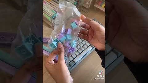 Unboxing Mechanical Keyboard ASMR Aesthetic part 2 // aesthetic video✨✨