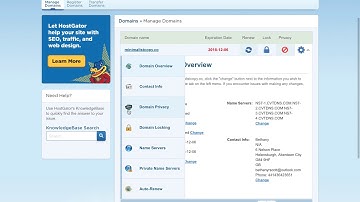 Convertri Help - Domain Setup Using Nameservers and Hostgator