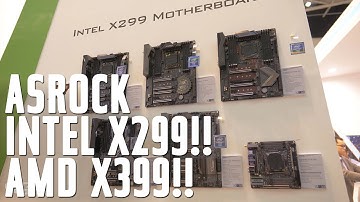 Computex 2017 - X299!! and X399!!, ASRock brings out the big guns