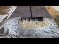 Satisfying scraping compilation of dirty Grey rugs || Pt. 3